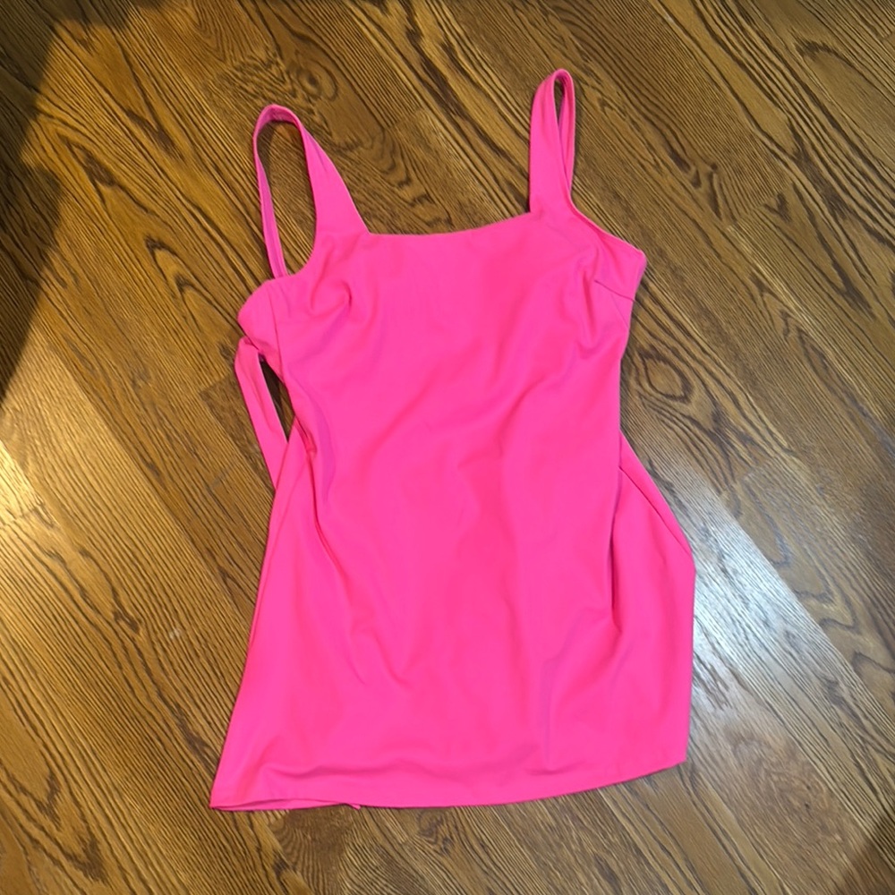 Vibrant Pink Sleeveless Sport Dress by Pink Lily Boutique